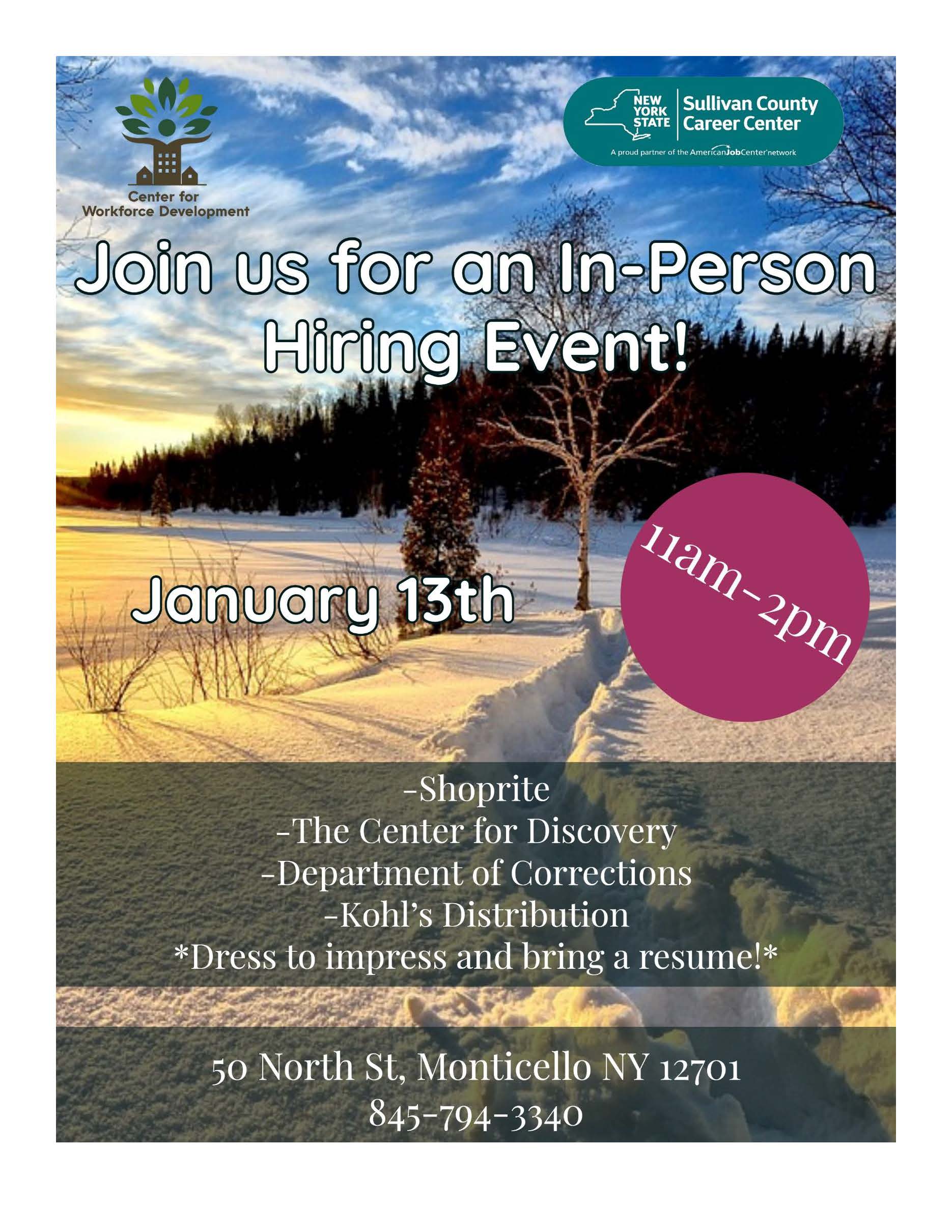 Hiring Event