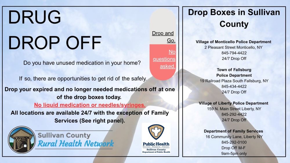 Drug Dropoff Sign