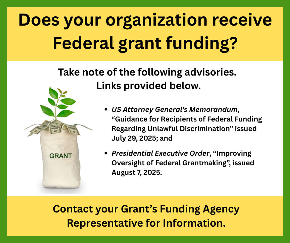 Receiving Federal Grant Funding