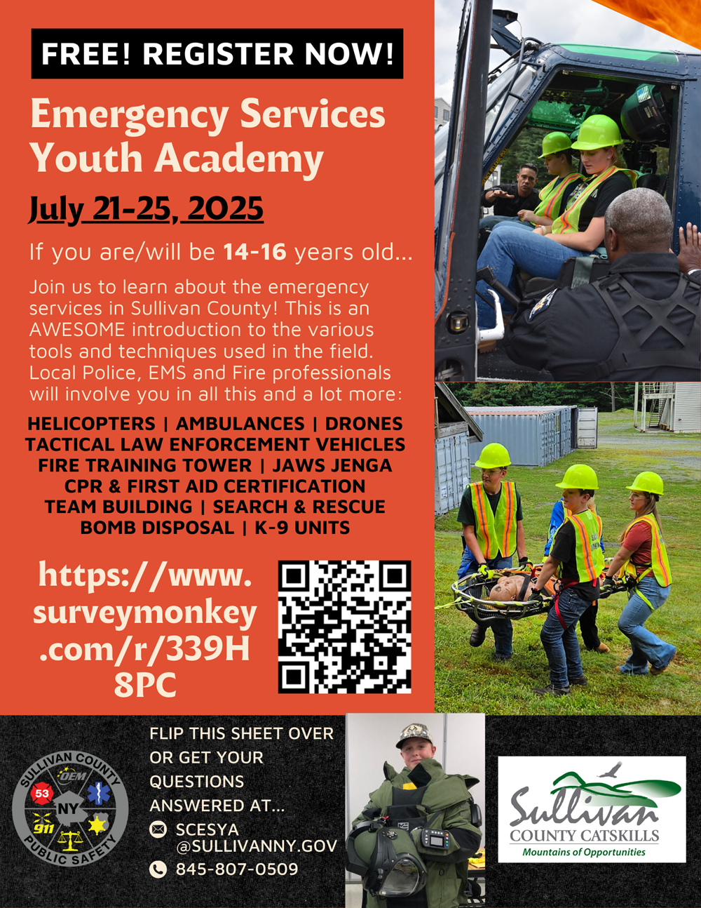 ESYA Registration Flyer (page 1)