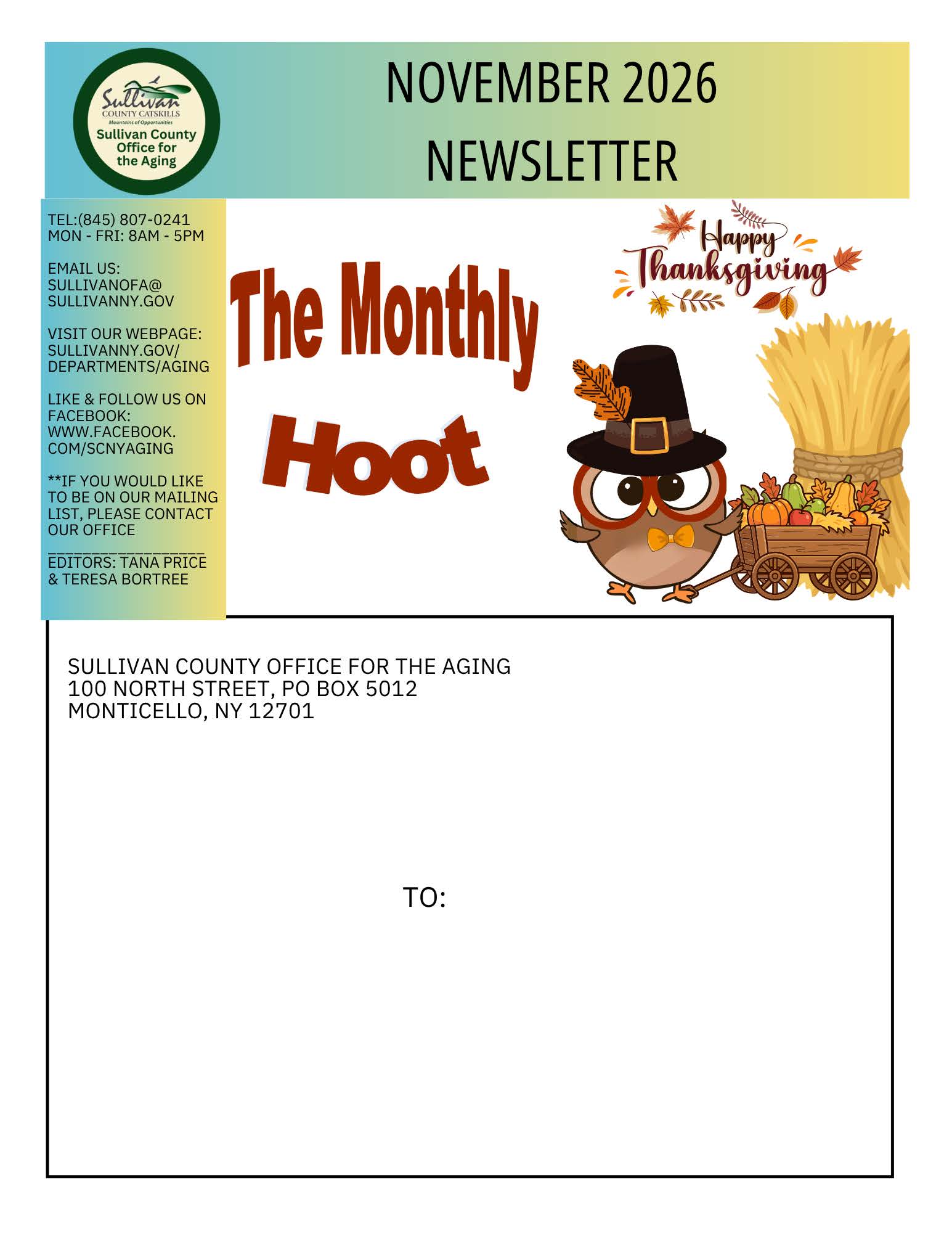 November 2026 HOOT