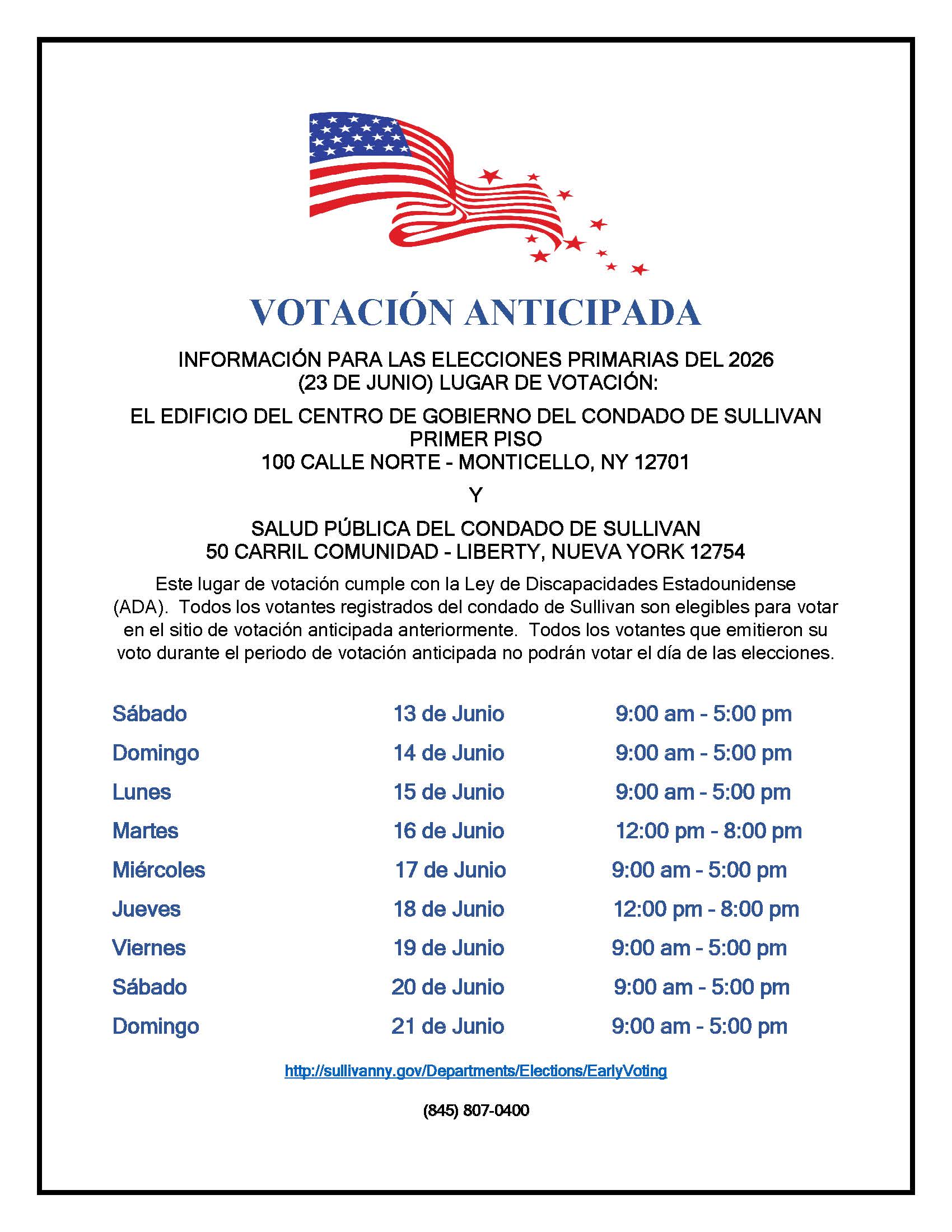 Early Voting Espanol, Page 1
