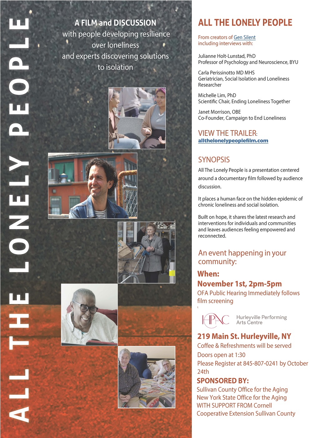 All the Lonely People Flyer
