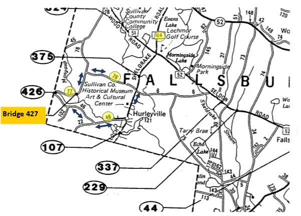 Detour for Bridge 427