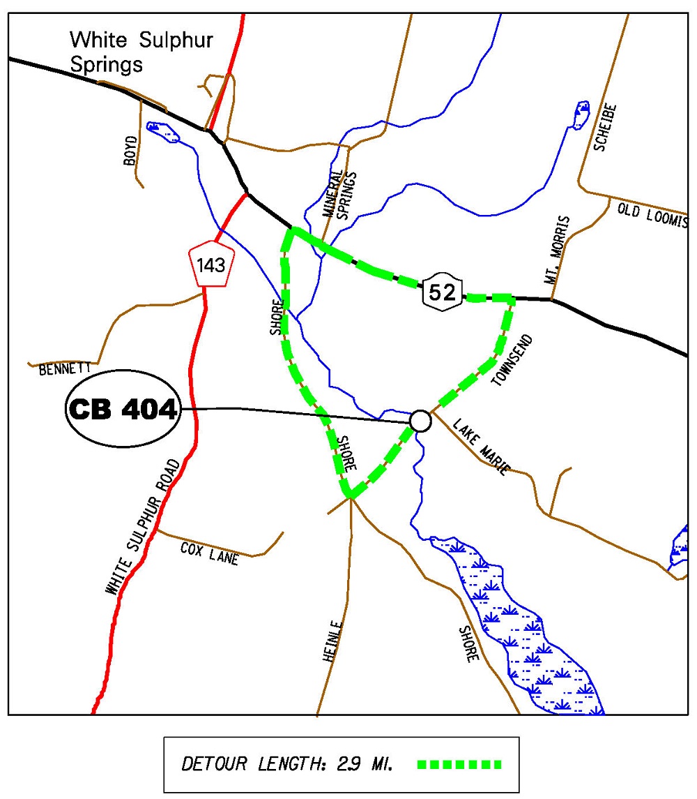 Detour Map