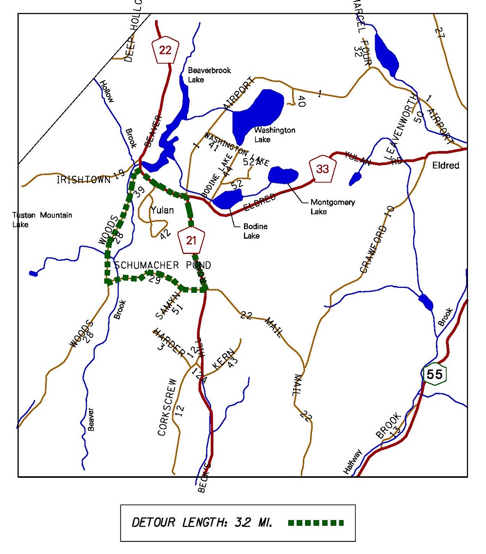 Detour Map