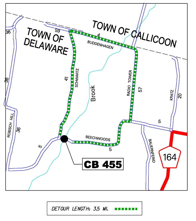 Detour Map