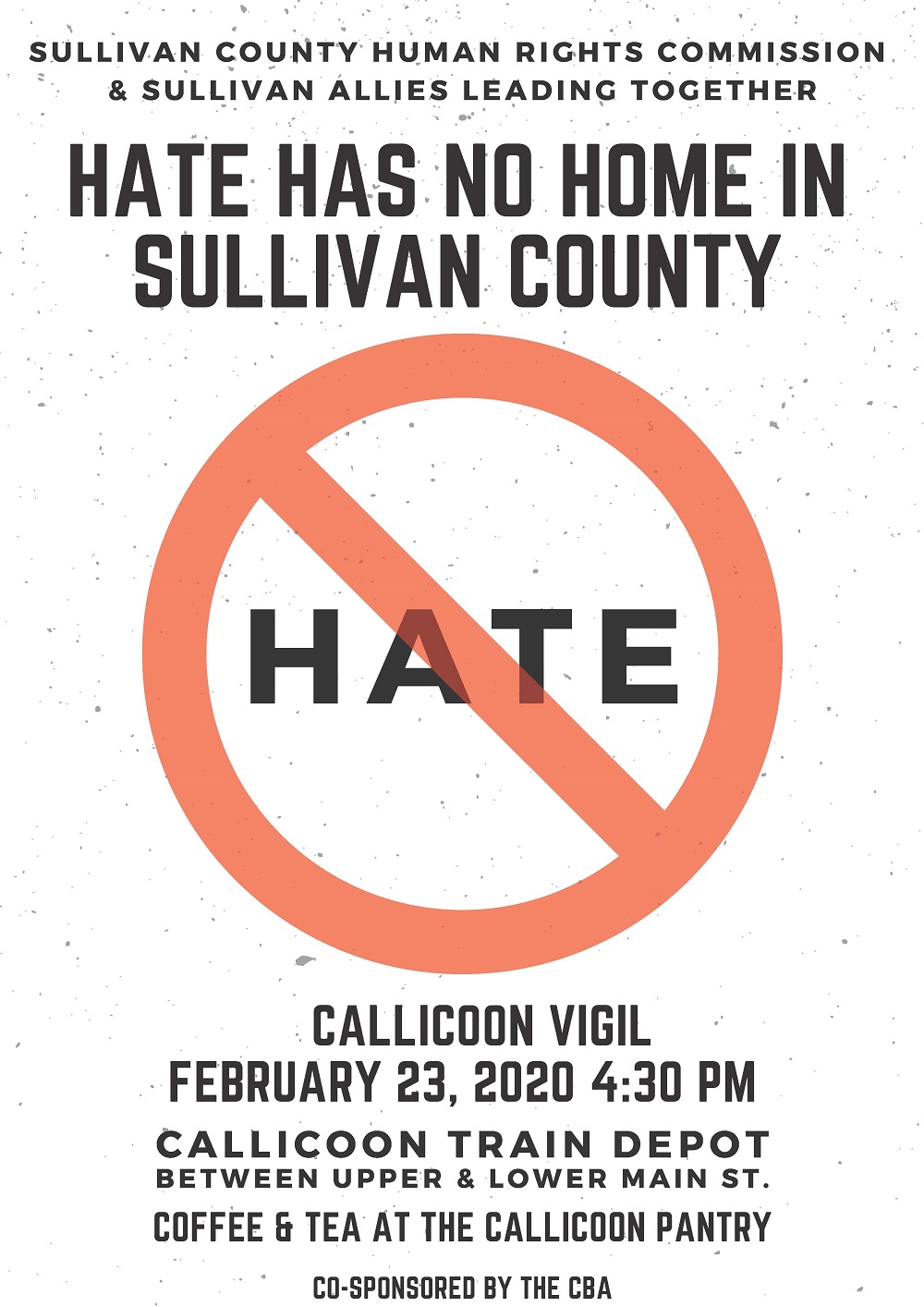 Human Rights Vigil Poster