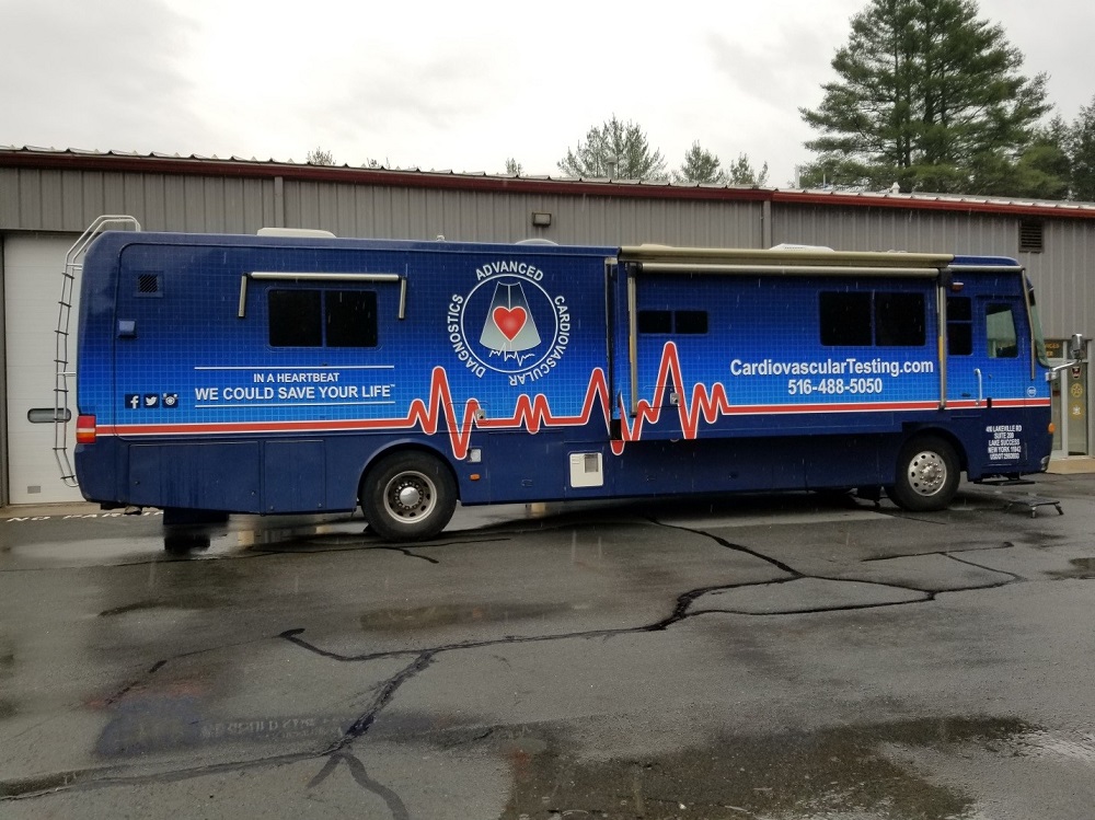 Advanced Cardiovascular Diagnostics' mobile test van