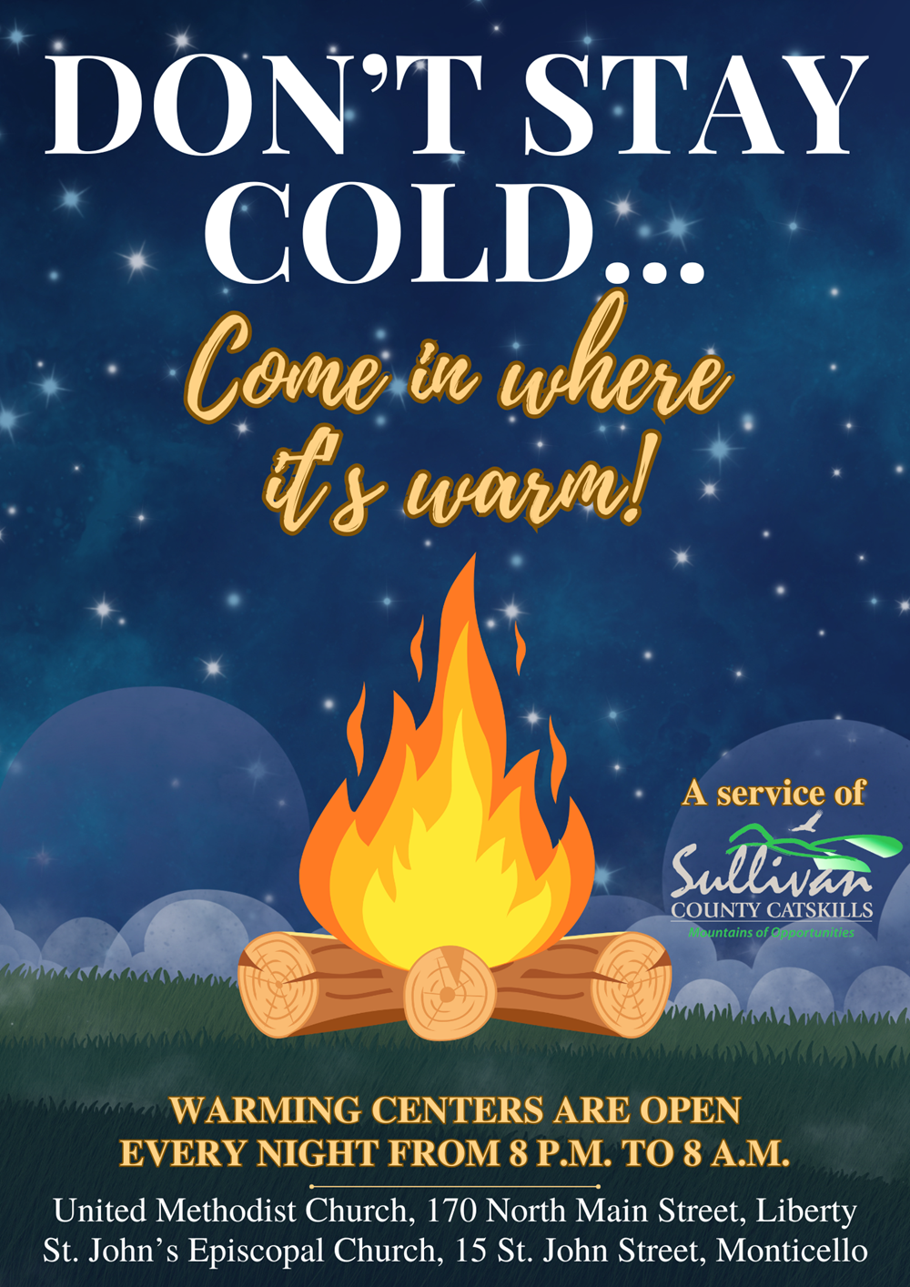 Warming Center Poster