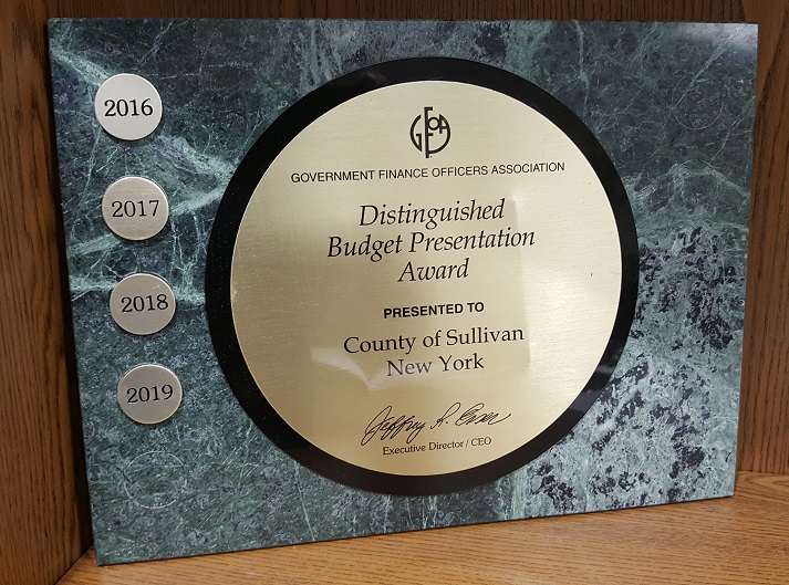 GFOA Budget Award