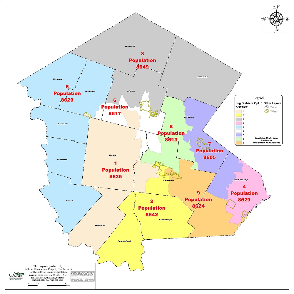 Option 3 Redistricting Map