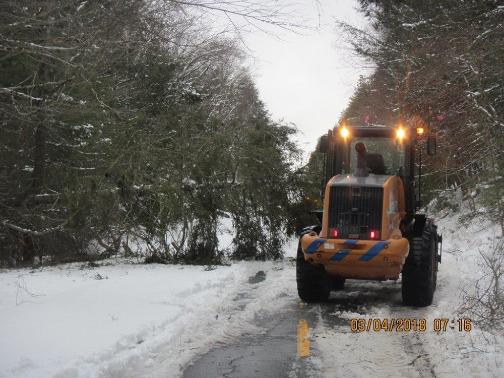 Route 97 after Blizzard of 2018