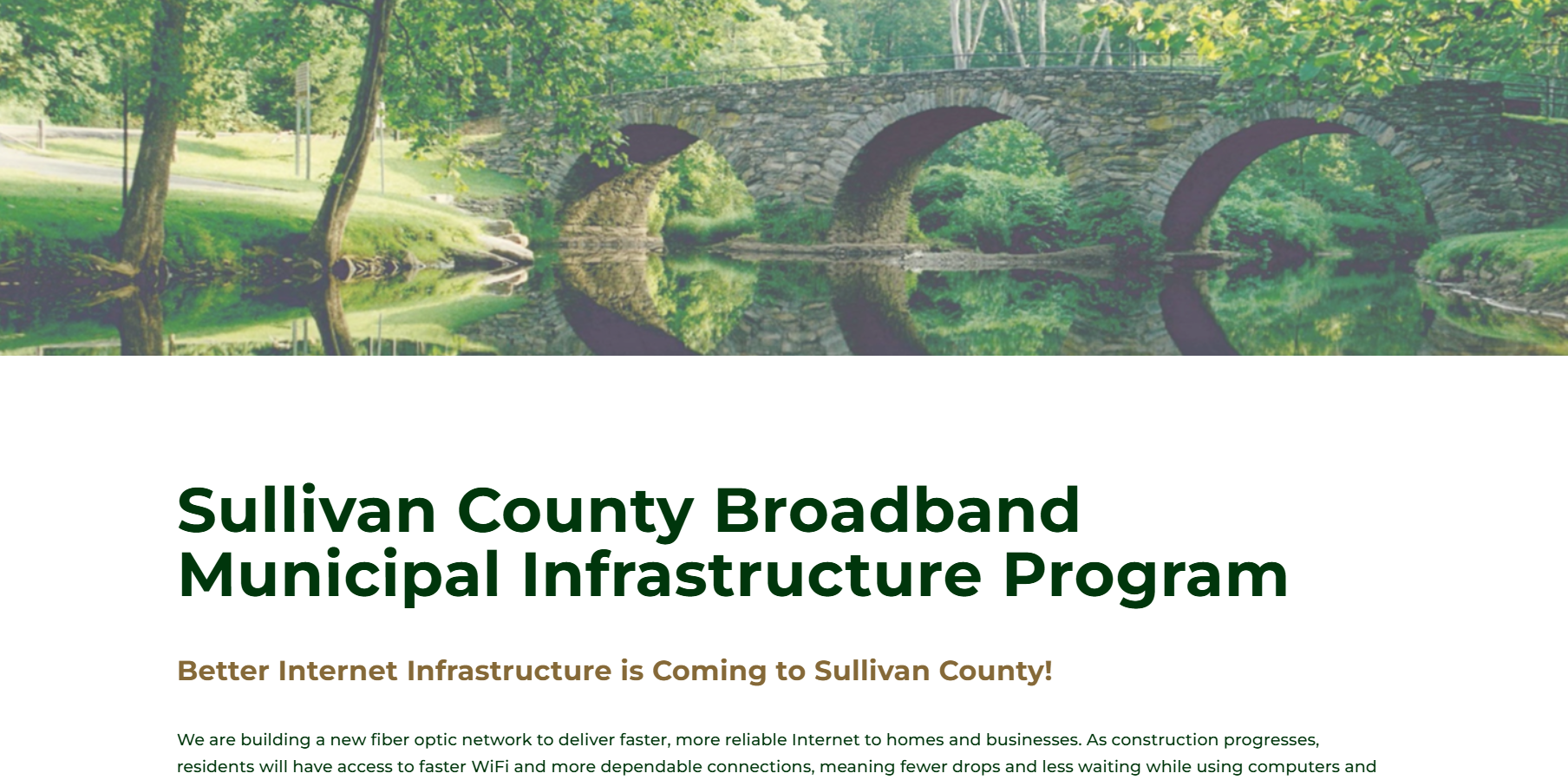 Homepage of connectsullivan.com