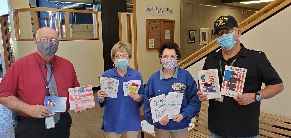 Donating and receiving Vets Day cards