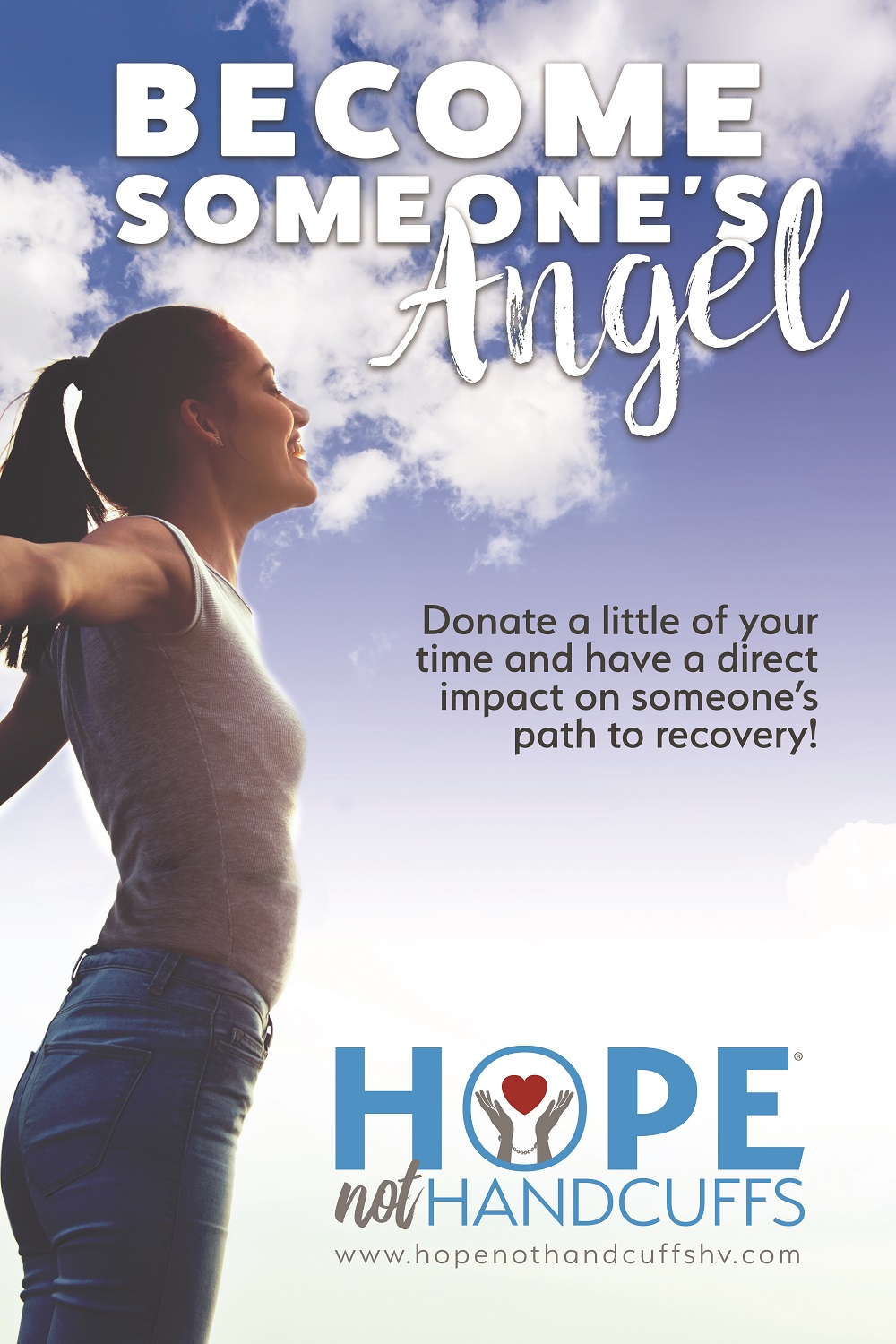 Hope, Not Handcuffs Volunteer Poster