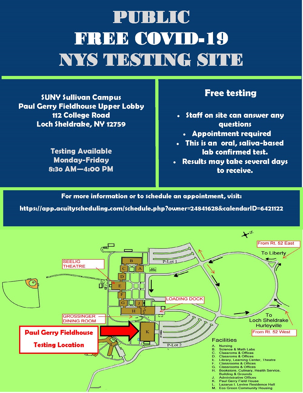 Testing Site Poster