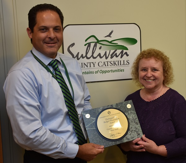 Sullivan County's Distinguished Budget Presentation Award