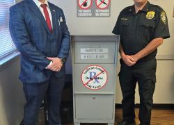 Brian Conaty and Chief Pavese