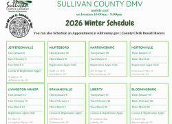 Winter Mobile DMV Schedule